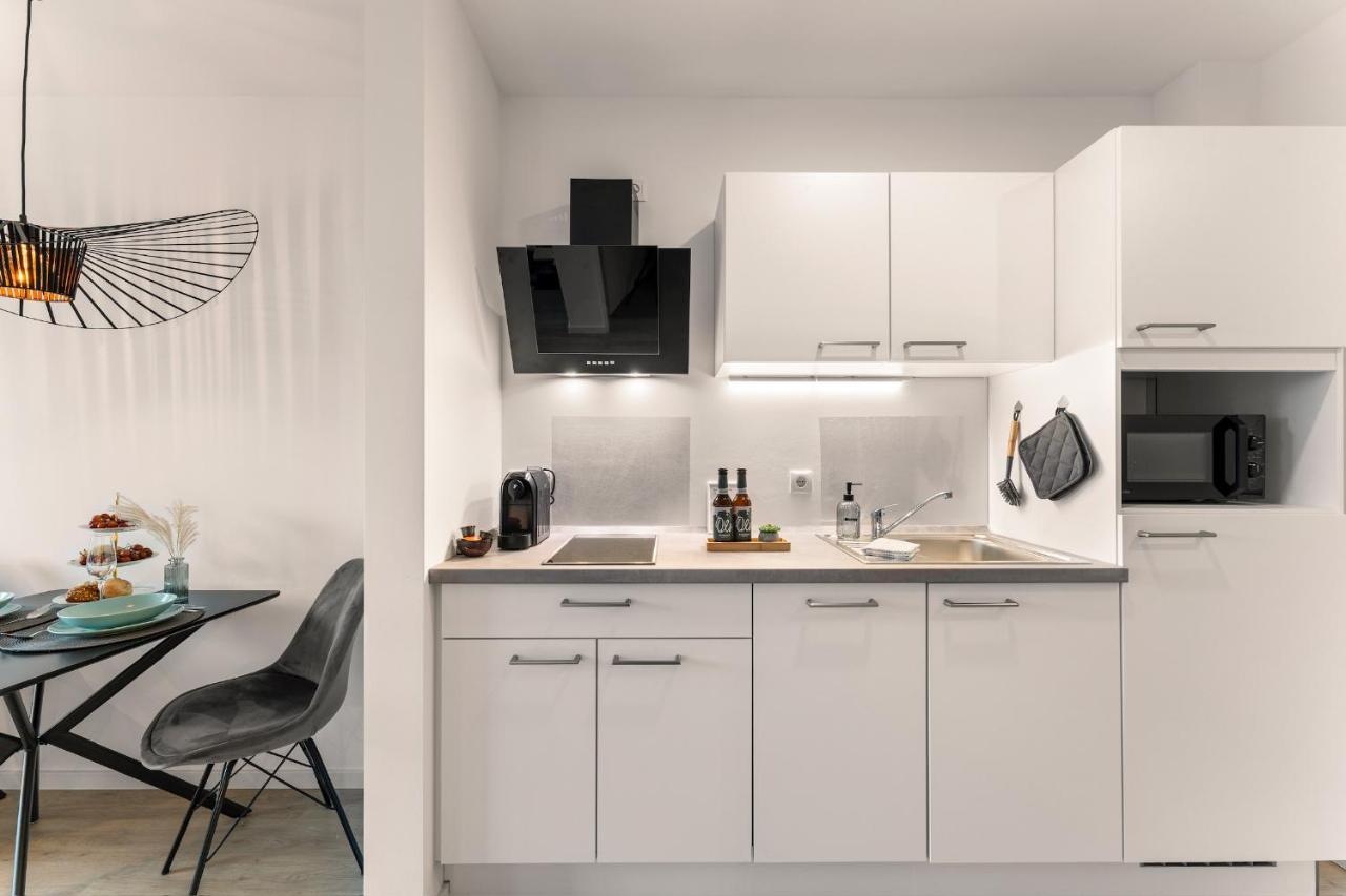 Modernes Apartment Am Gleispark Oldenburg Exterior foto