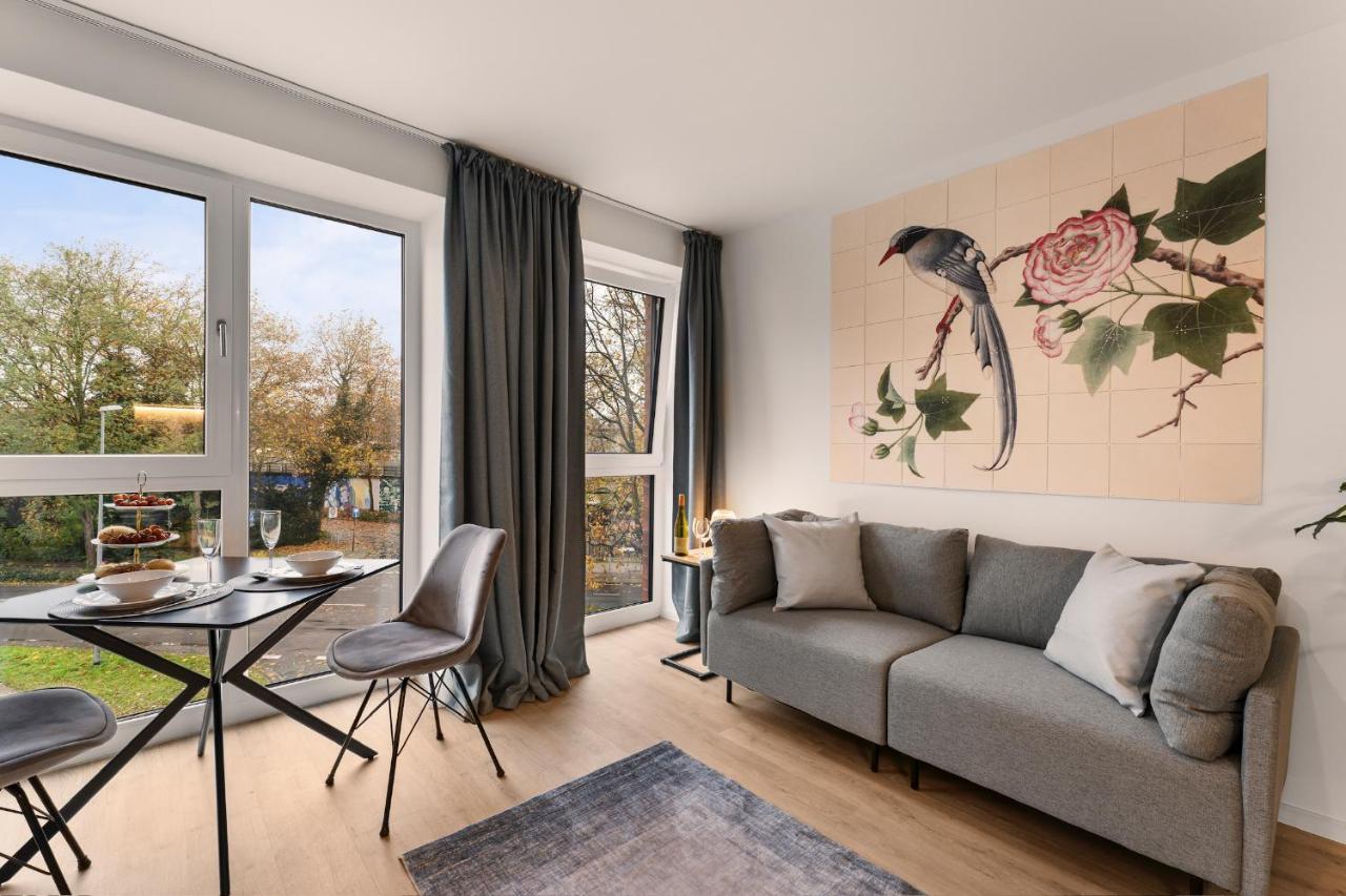 Modernes Apartment Am Gleispark Oldenburg Exterior foto