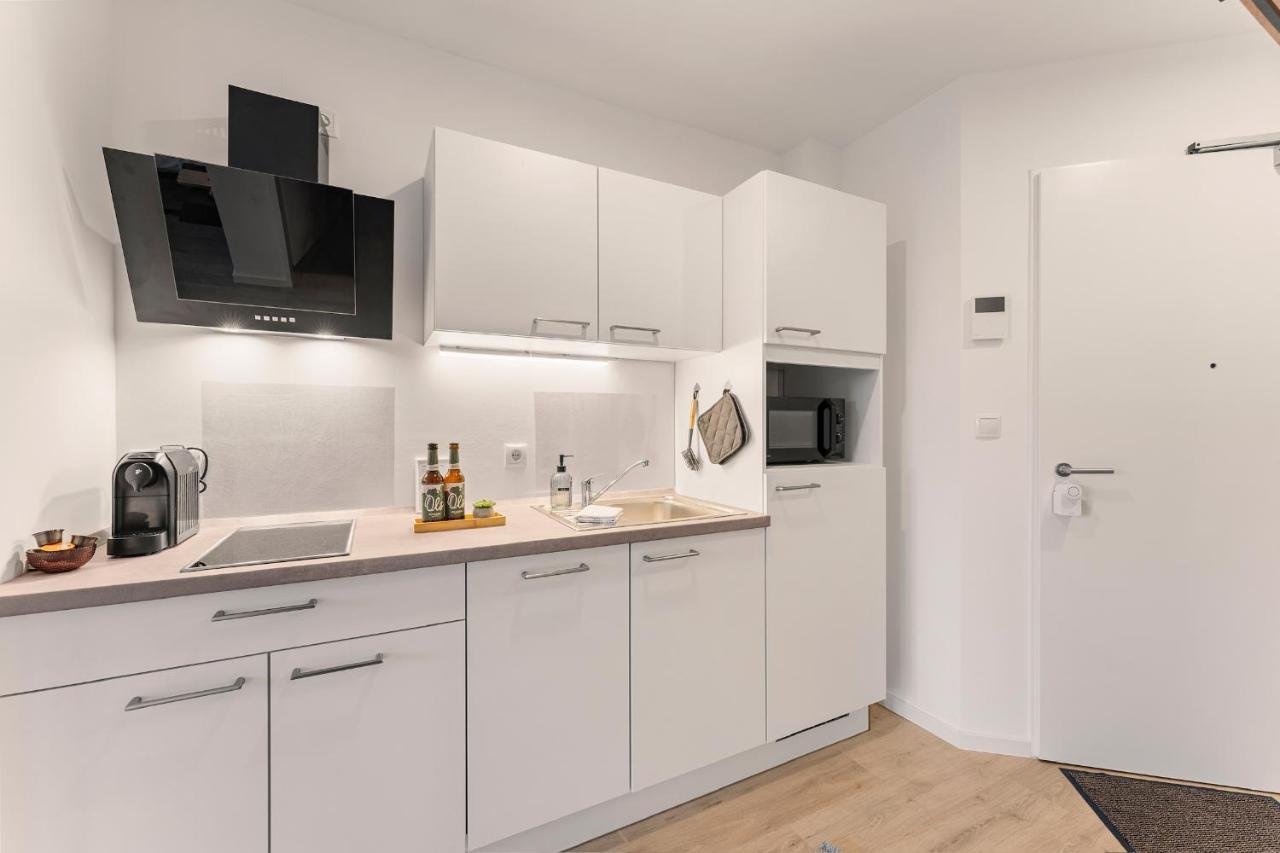Modernes Apartment Am Gleispark Oldenburg Exterior foto