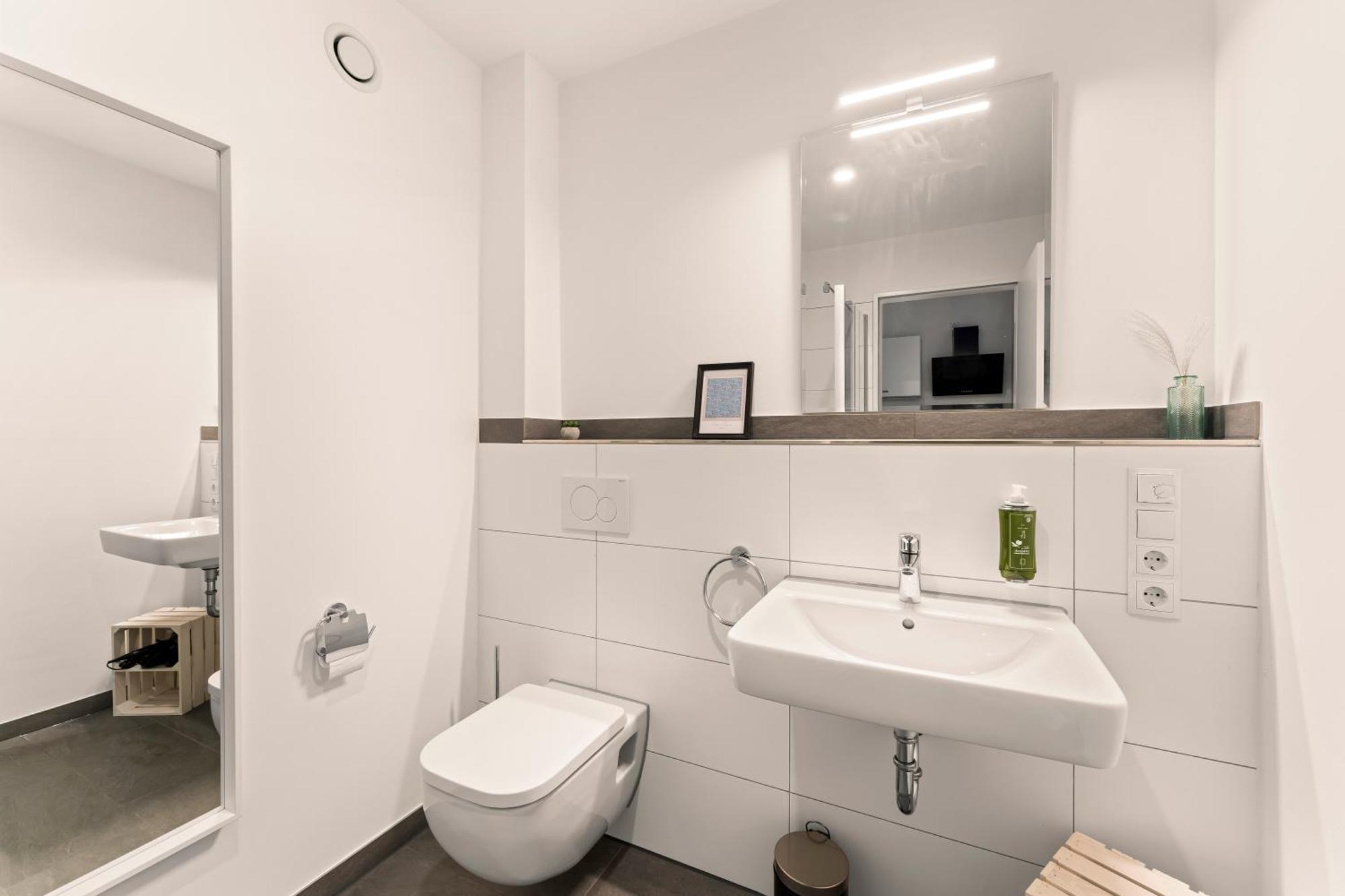 Modernes Apartment Am Gleispark Oldenburg Exterior foto